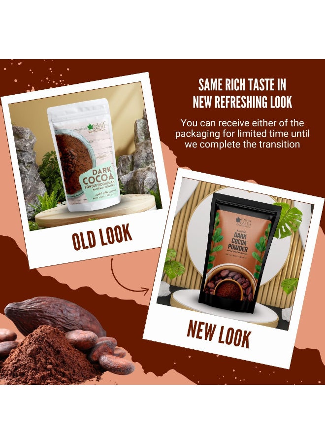 Bliss of Earth Dark Cocoa Powder 100g | Alkalized Unsweetened Cocoa Powder | Pure Baking Cocoa for Cakes, Brownies & Hot Chocolate | Vegan & Keto Friendly - Image 2